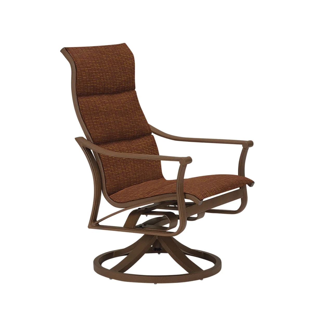 Corsica Padded Sling High Back Swivel Rocker