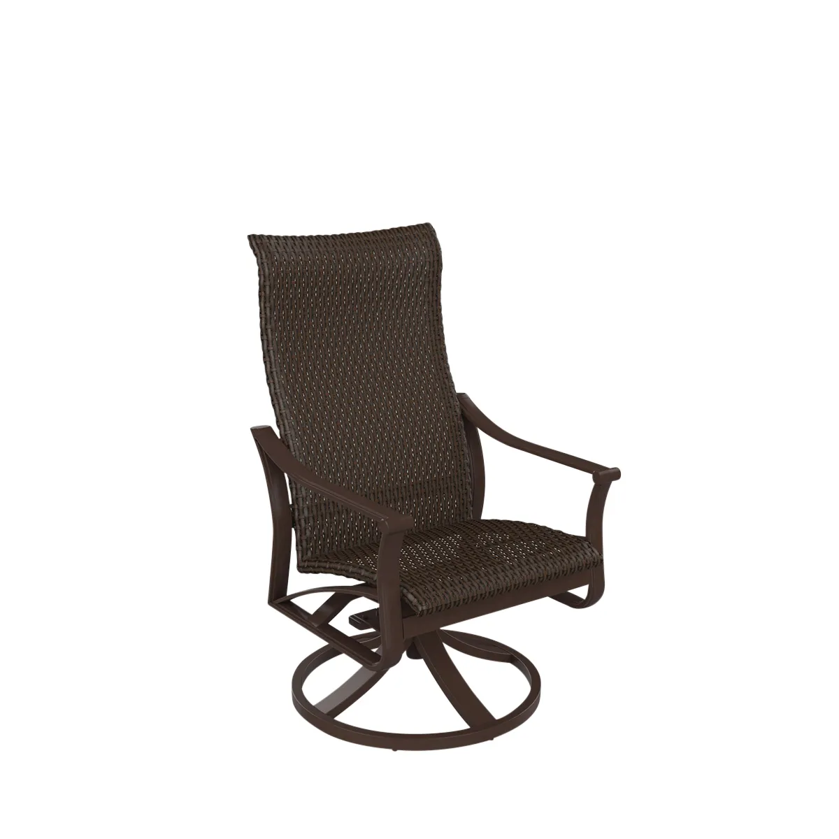Corsica Woven High Back Swivel Rocker
