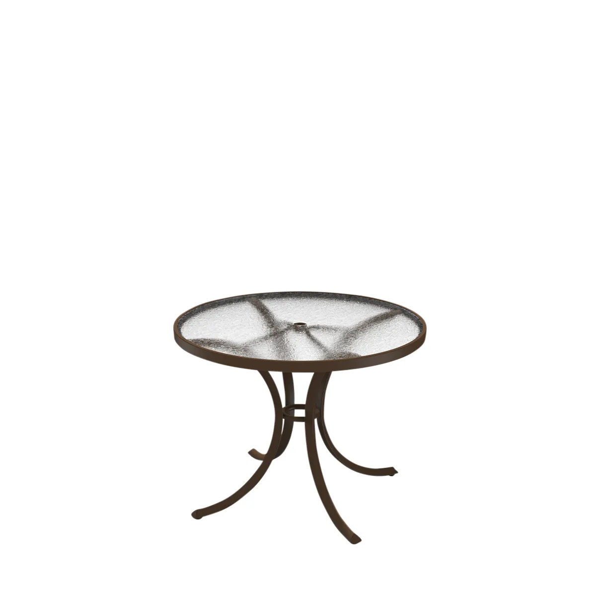 Acrylic 36" Round Dining Umbrella Table