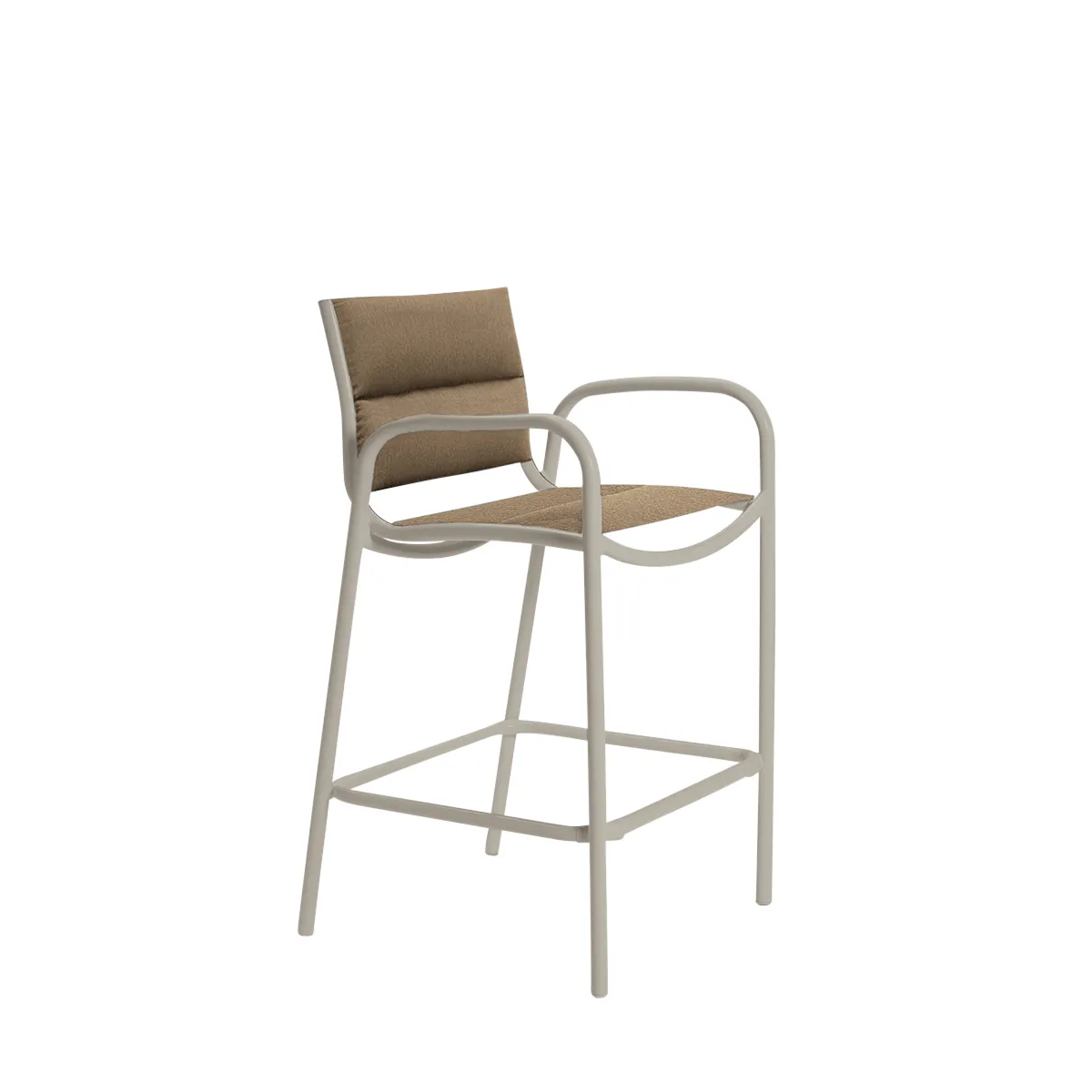 Millennia Padded Sling Stationary Bar Stool