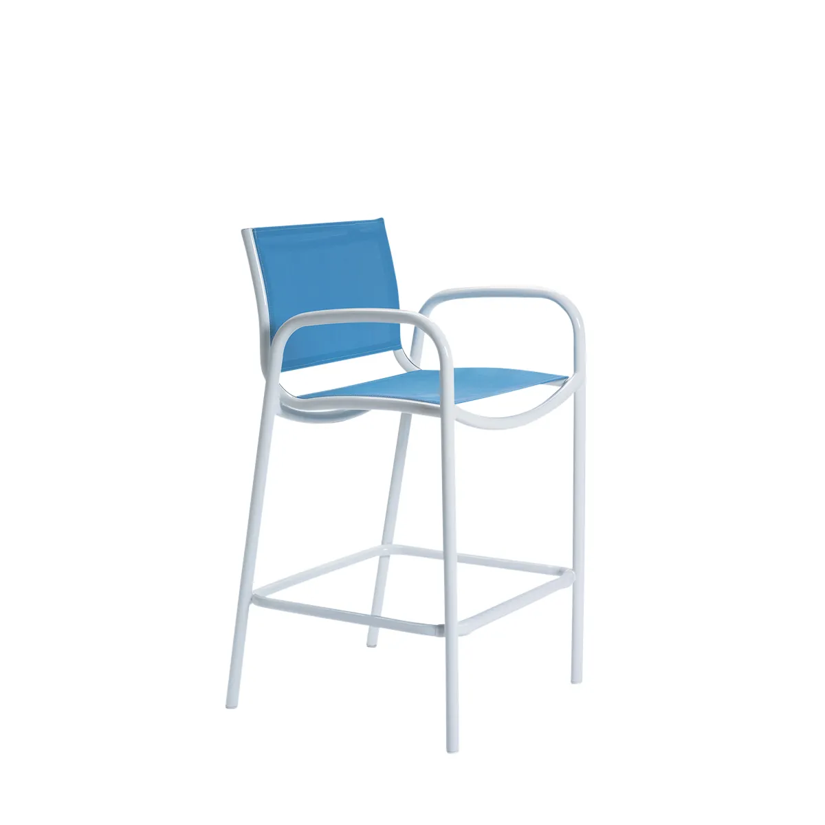 Millennia Relaxed Sling Stationary Bar Stool