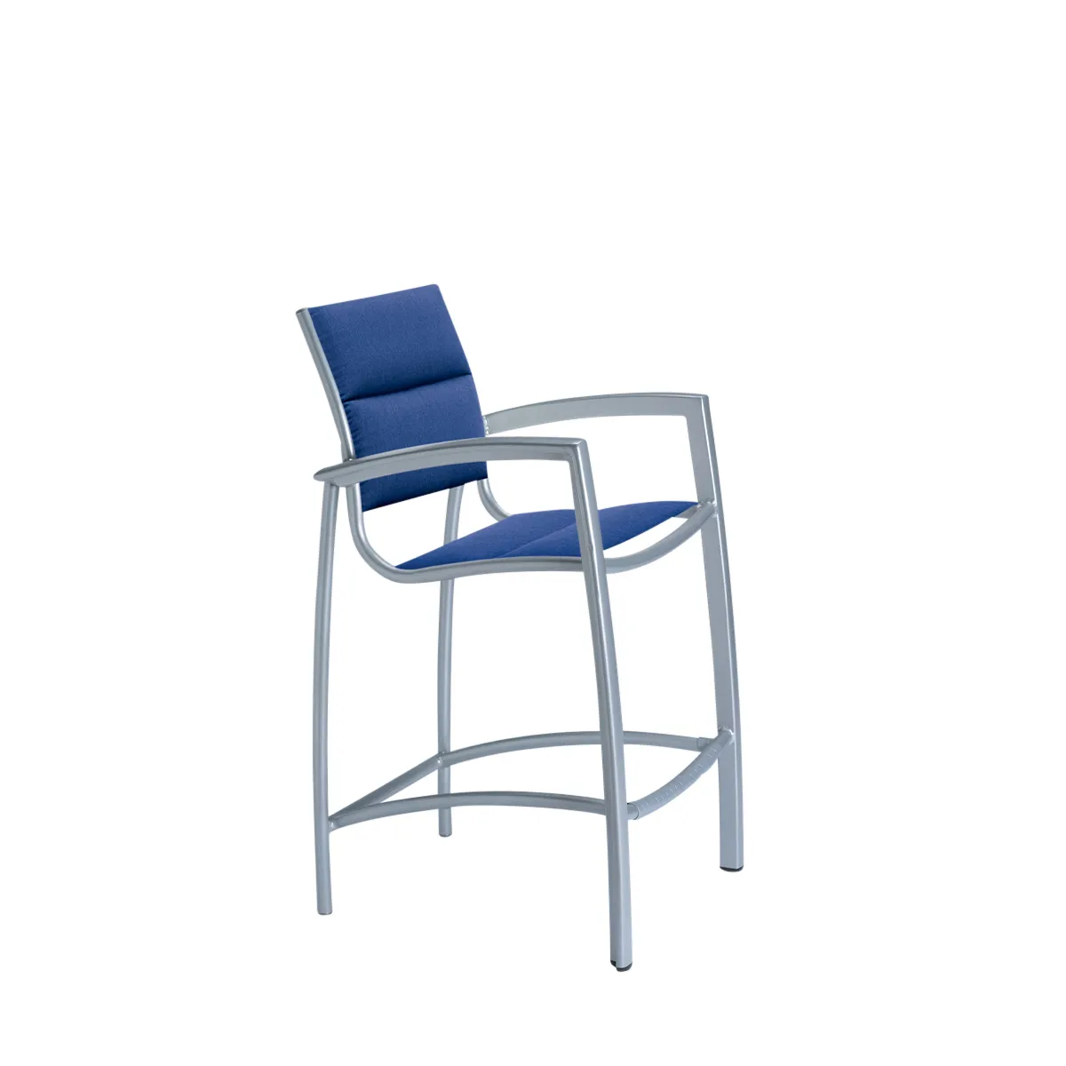 South Beach Padded Sling Stationary Bar Stool