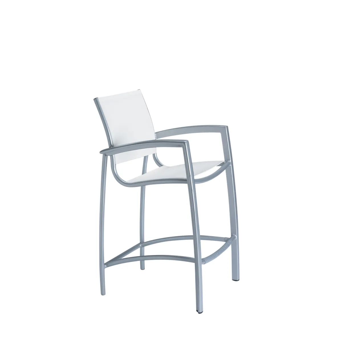 South Beach Relaxed Sling Stationary Bar Stool