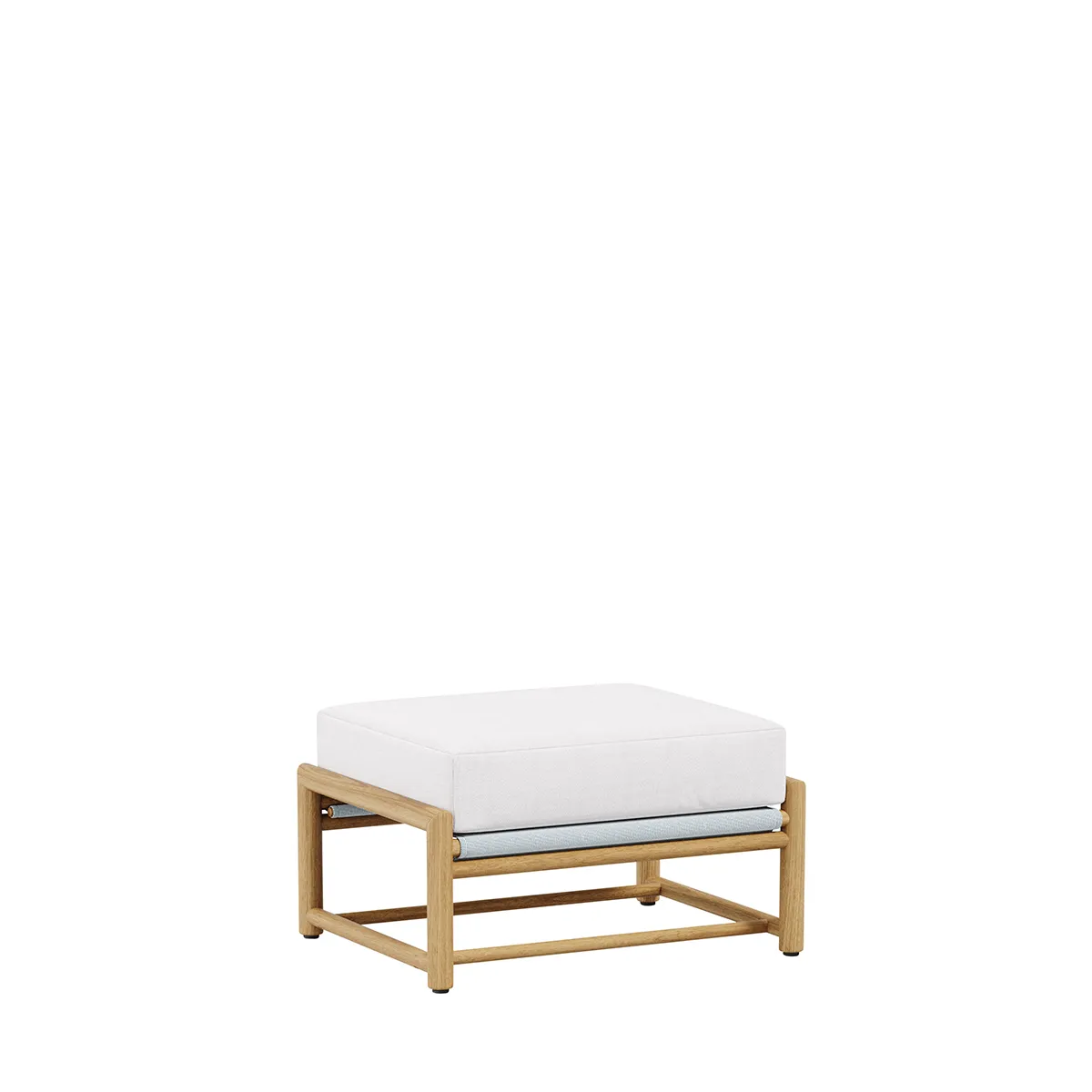 Stowe Cushion Teak Ottoman