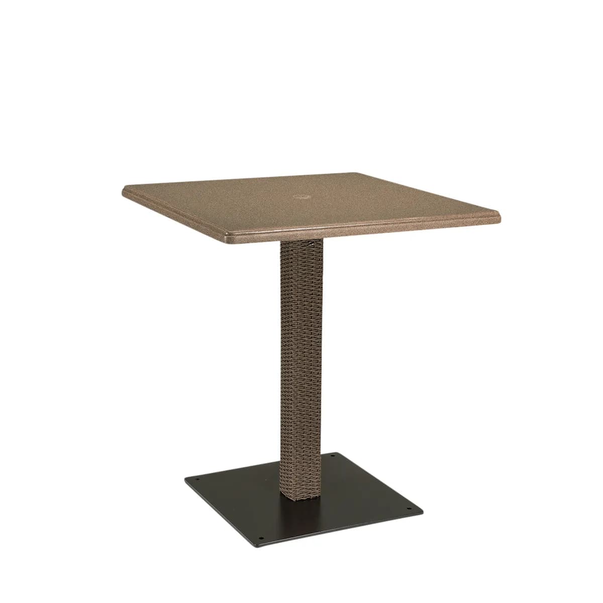 Evo Woven Pedestal Bar Table Base