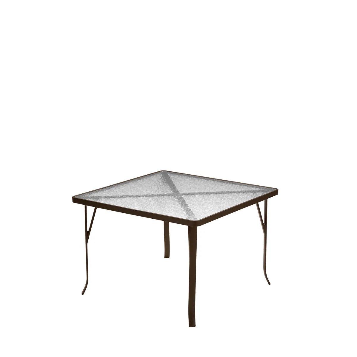 Acrylic 42" Square Dining Umbrella Table (ADA Compliant)