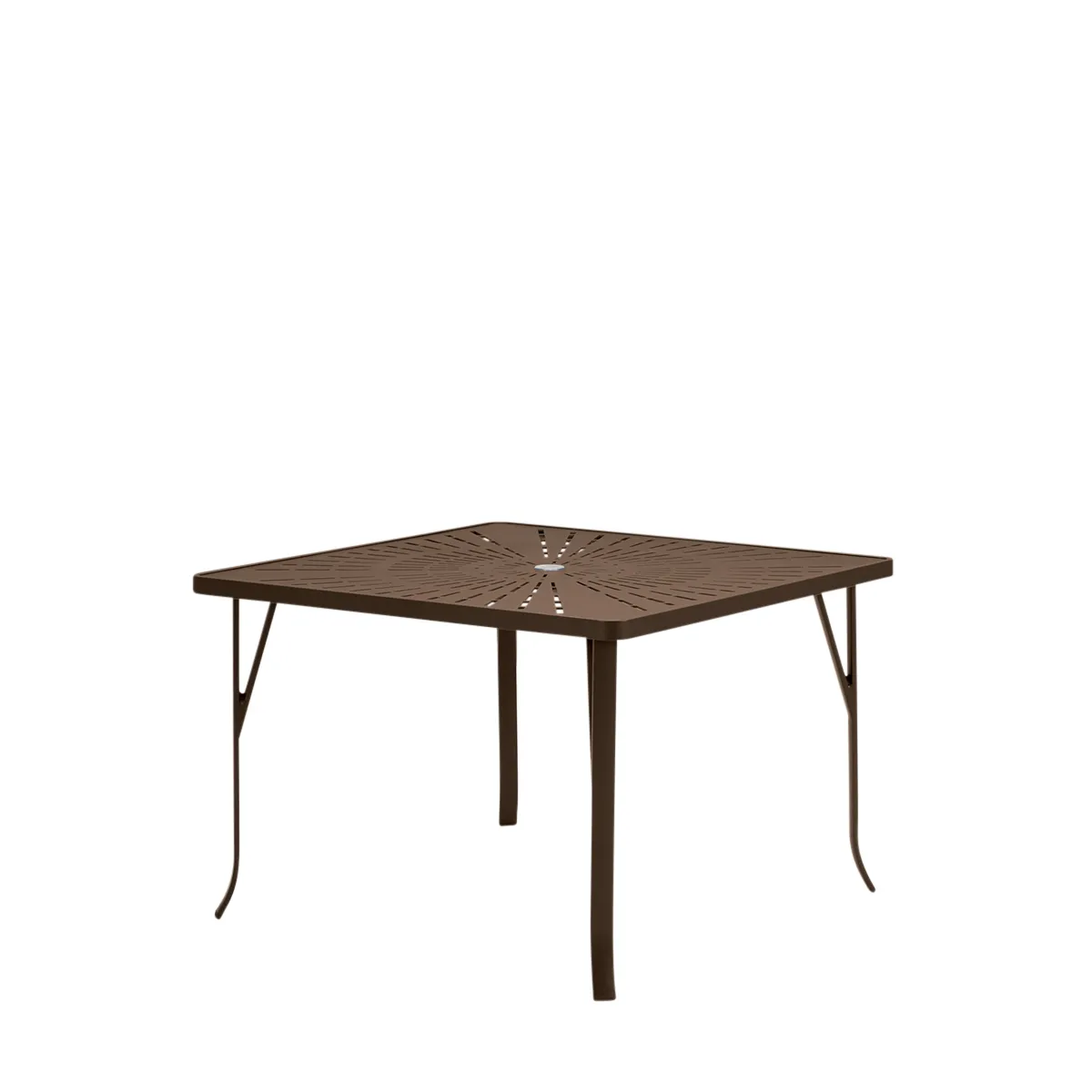 La'Stratta 42" Square Umbrella Dining Table (ADA Compliant)
