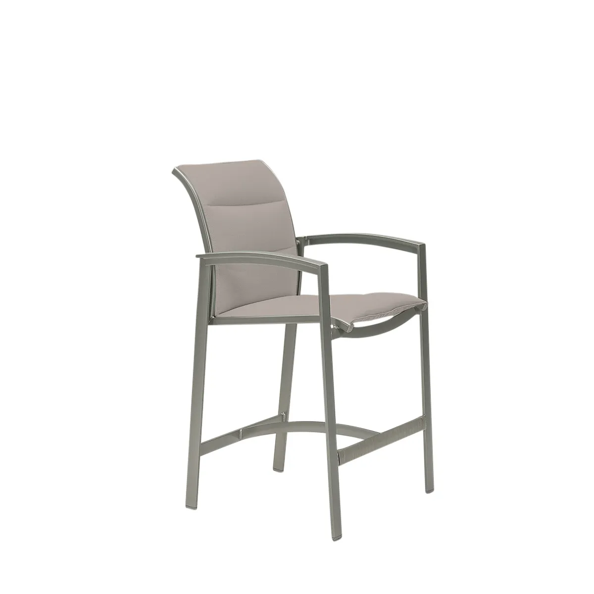 Elance Padded Sling Stationary Bar Stool