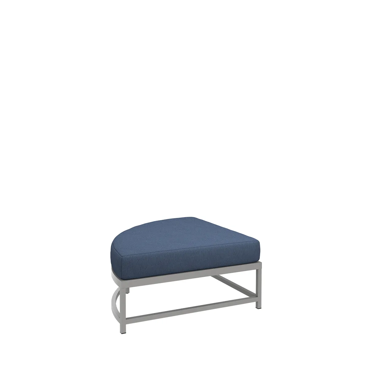Cabana Club Cushion Curved Ottoman (17" Seat Height)