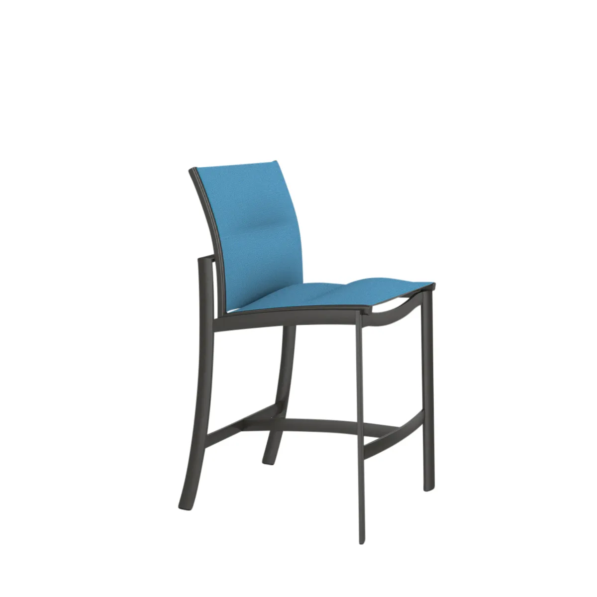 KOR Padded Sling Armless Bar Stool