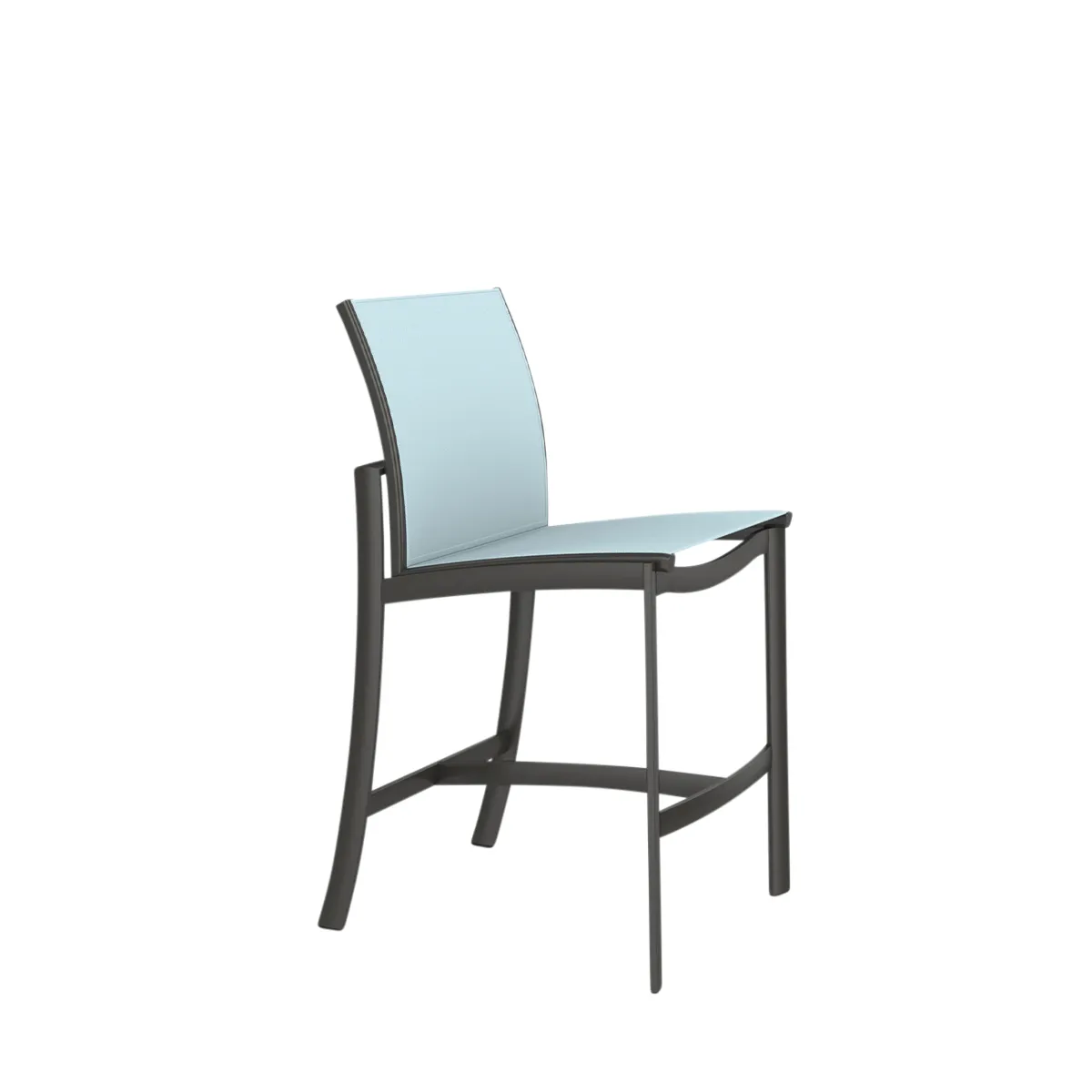 KOR Relaxed Sling Armless Bar Stool