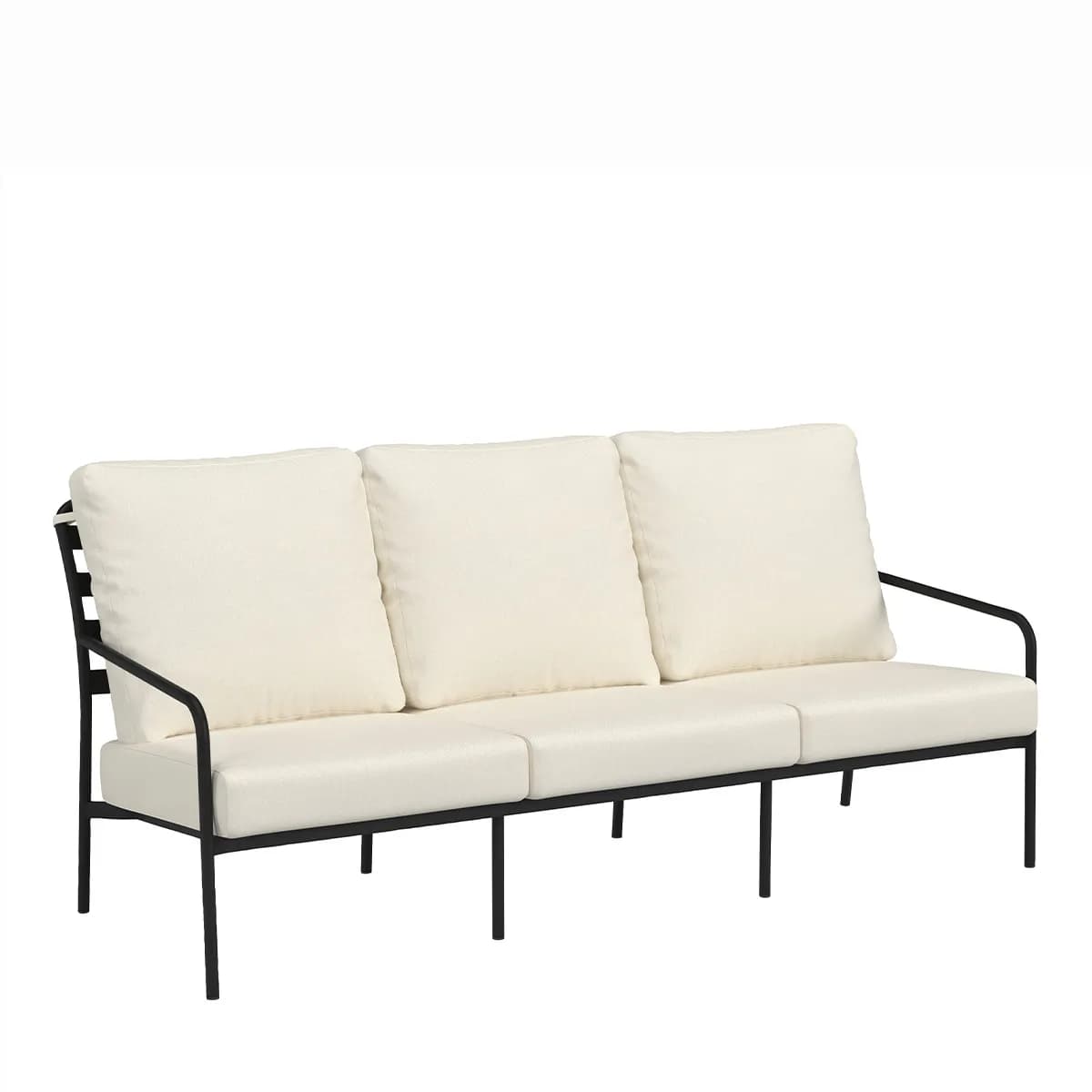 Kahana Slat Back Cushion Sofa