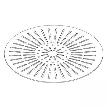 30" Round Patterned Aluminum Top, La'Stratta