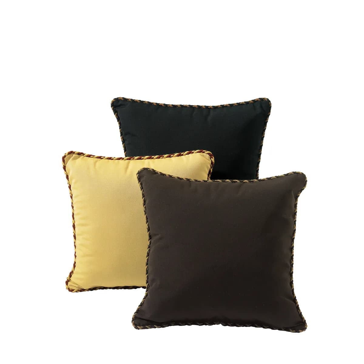 16" Square Throw Pillow w/ Cord Welt