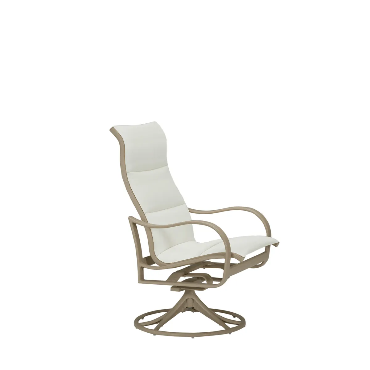 Shoreline Padded Sling High Back Swivel Rocker