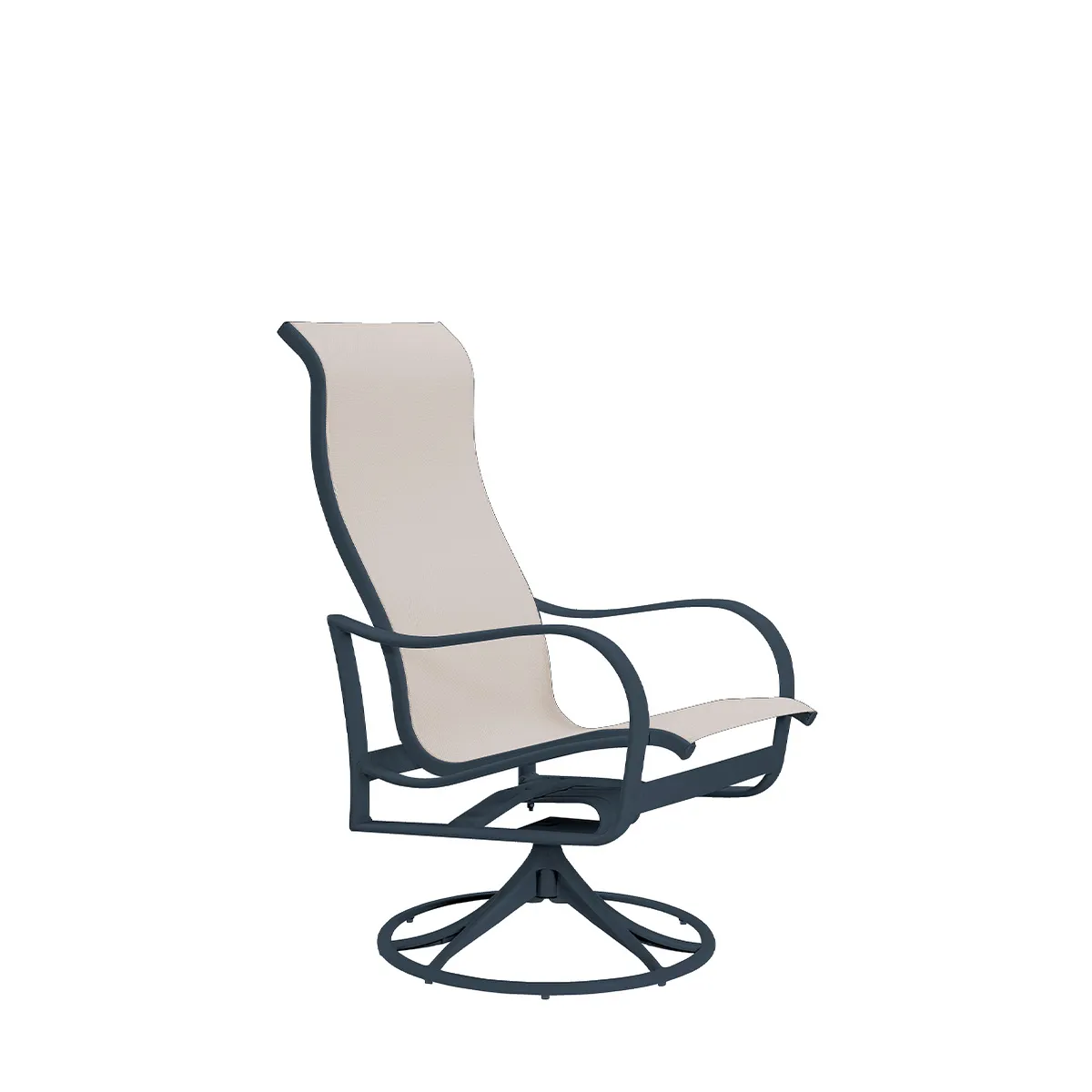 Shoreline Sling High Back Swivel Rocker