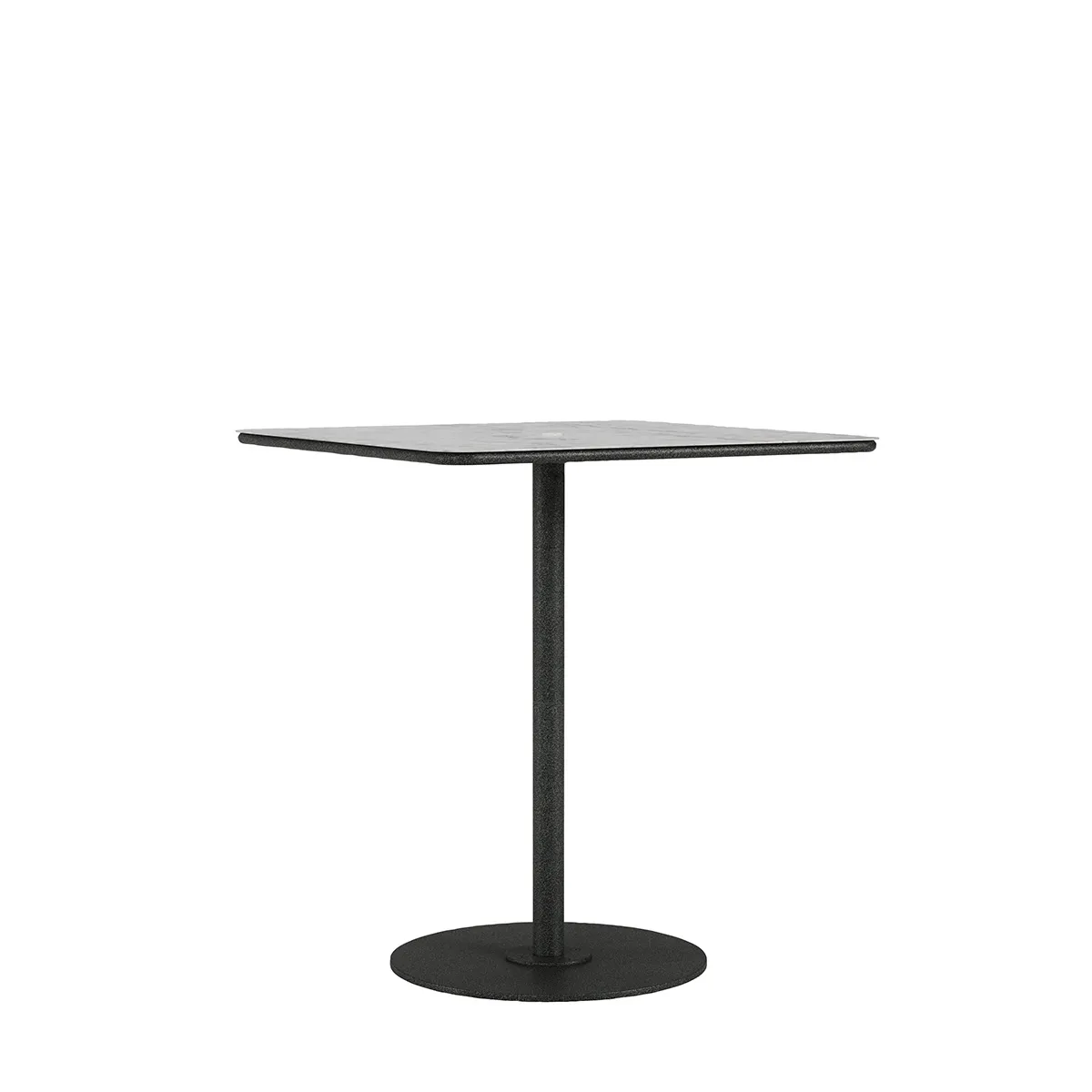 Axis 36" Square Forma Top KD Pedestal Bar Table