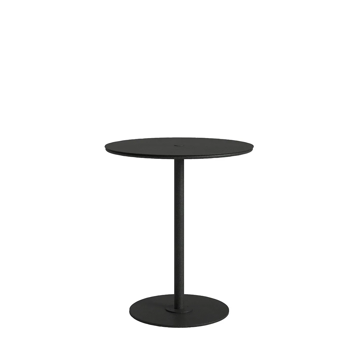Axis 36" Round Solid Top KD Pedestal Bar Table