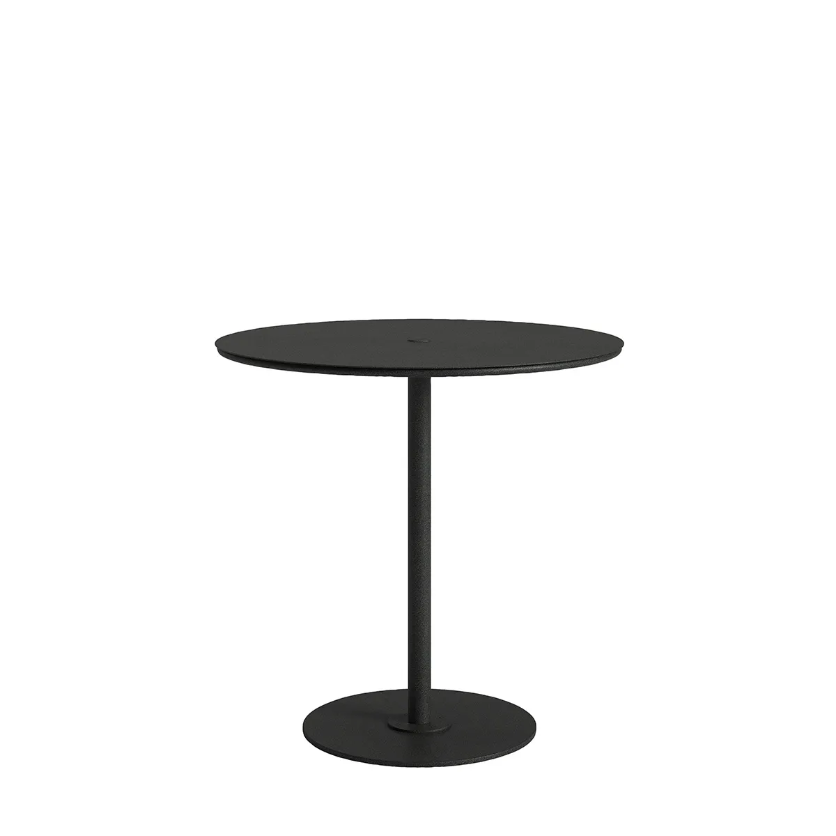Axis 42" Round Solid Top KD Pedestal Bar Table