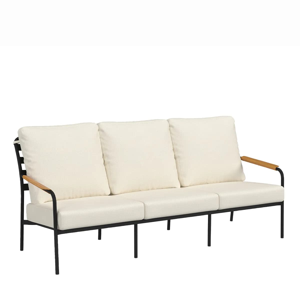 Cove Slat Back Cushion Sofa