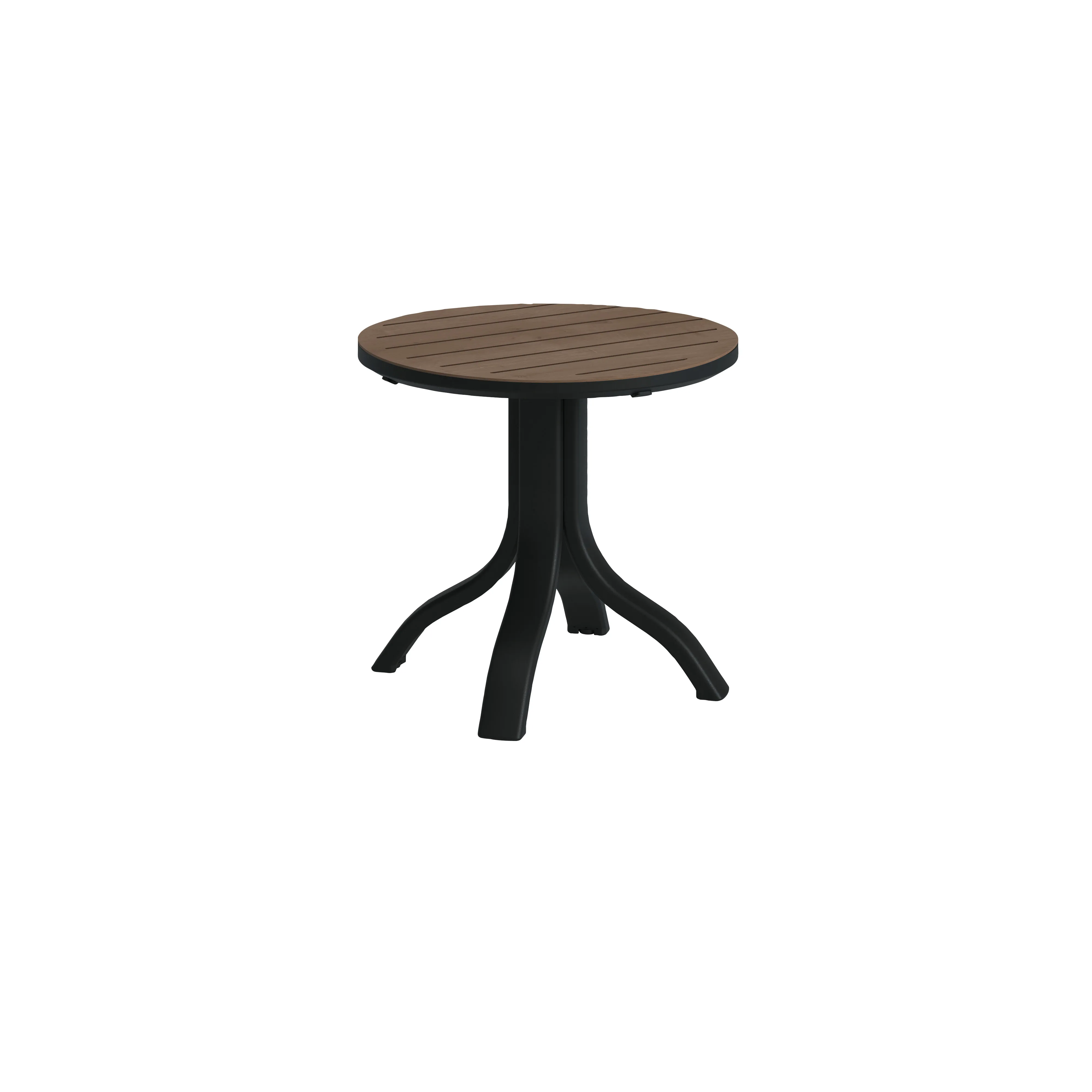 Horizon Raya Woodgrain 20" Round KD Tea Ta