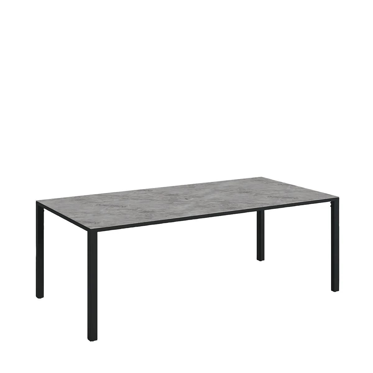 Parsons Forma Table, KD Dining Umbrella Table, 84" x 42" Rectangular