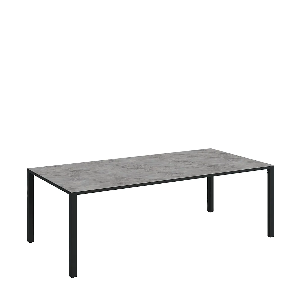 Parsons Forma Table, KD Dining Umbrella Table, 96" x 42" Rectangular