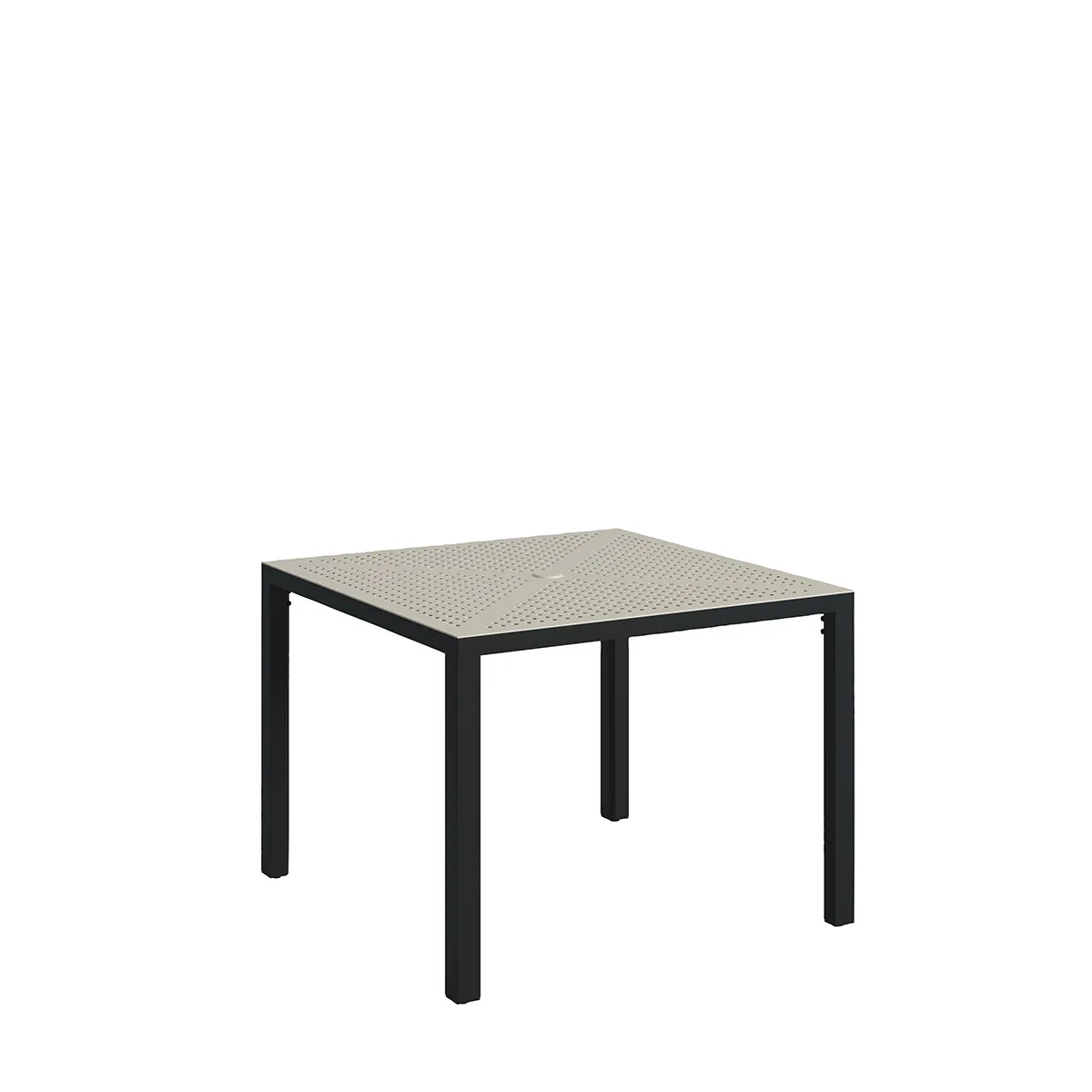 Parsons Hexis 42" Square KD Dining Umbrella Table, ADA