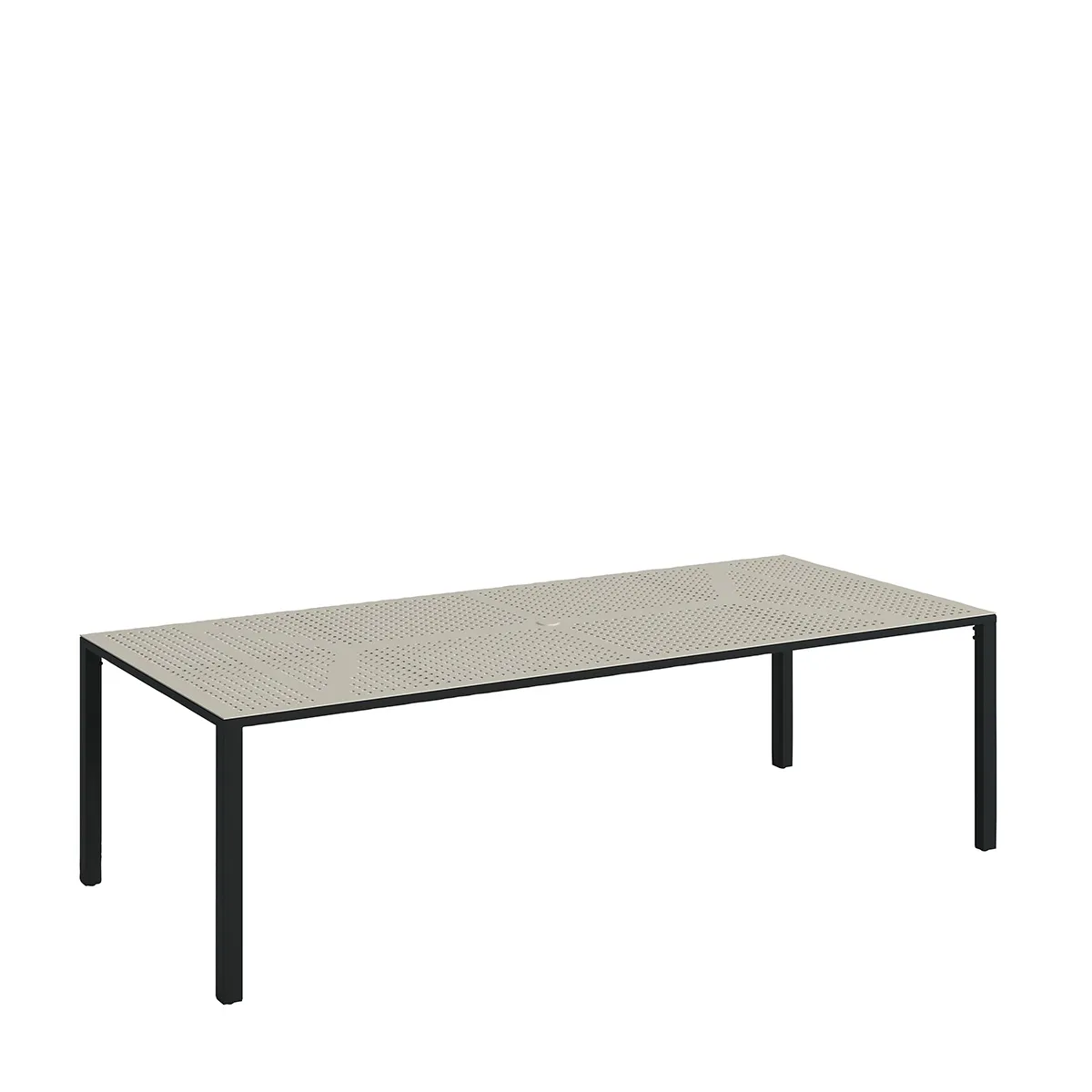 Parsons Hexis 84" x 42" Rectangular KD Dining Umbrella Table, ADA