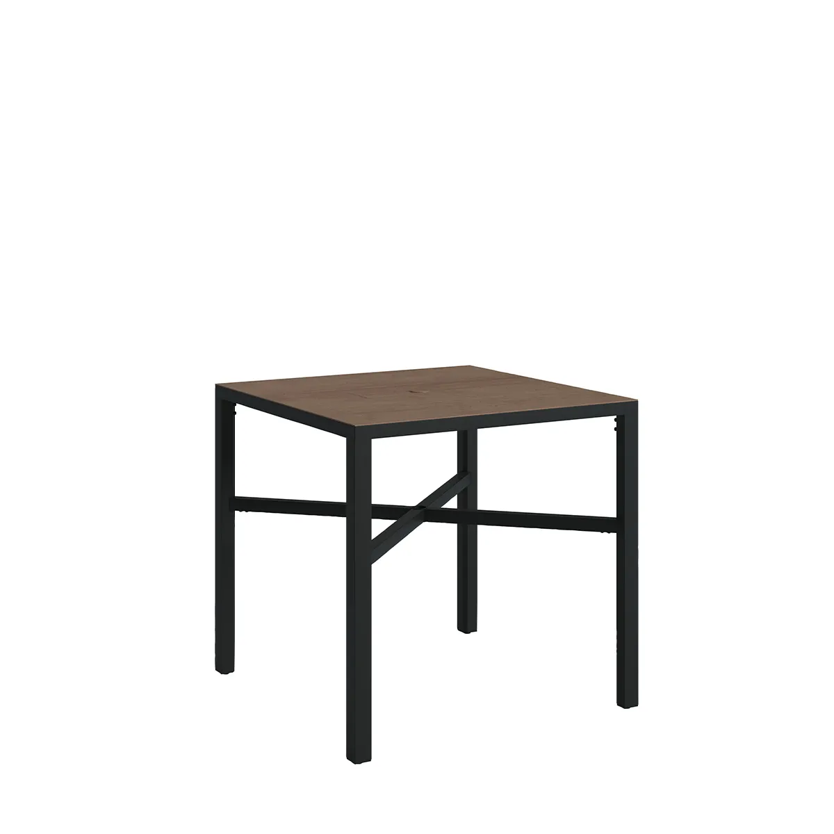 Parsons Raya Woodgrain 37" Square KD Counter Umbrella Table