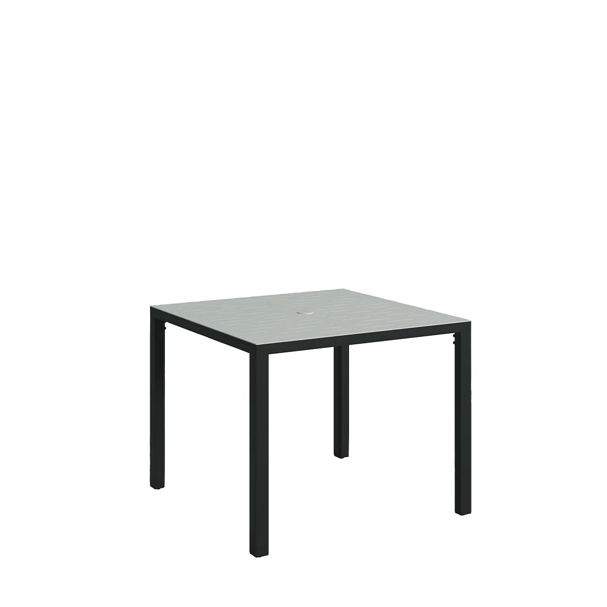 Parsons Raya 37" Square KD ADA Dining Umbrella Table