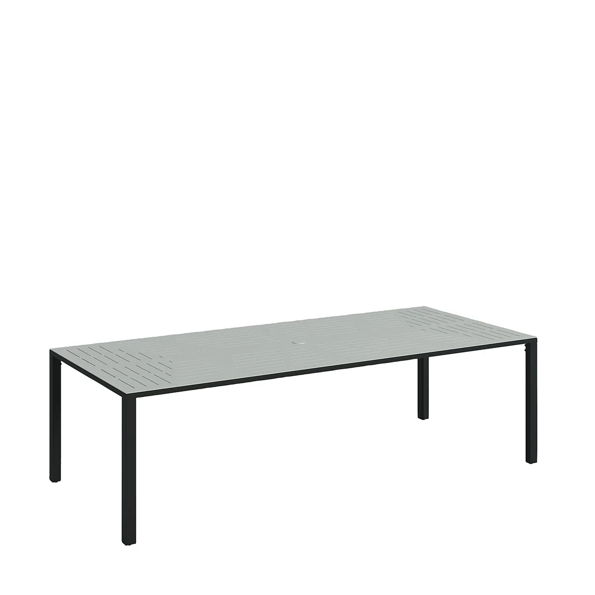 Parsons Raya 84" x 42" Rectangular ADA Dining Umbrella Table