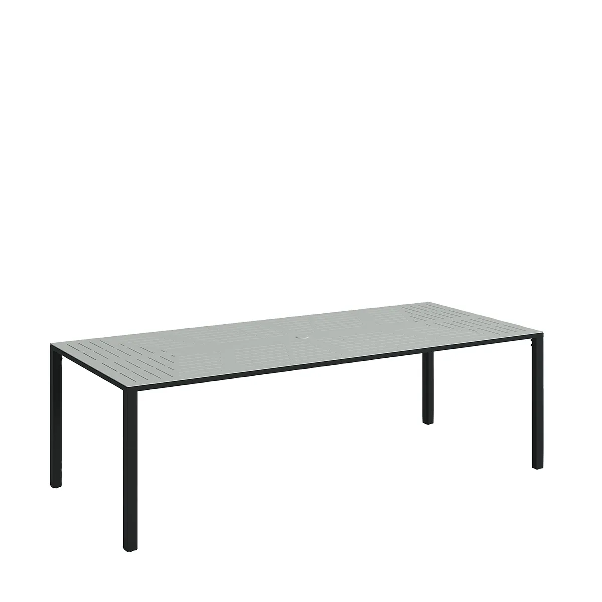 Parsons Raya 96" x 42" Rectangular ADA Dining Umbrella Table