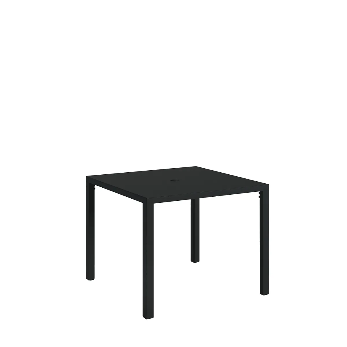 Parsons Solid Aluminum 37" Square KD ADA Dining Table