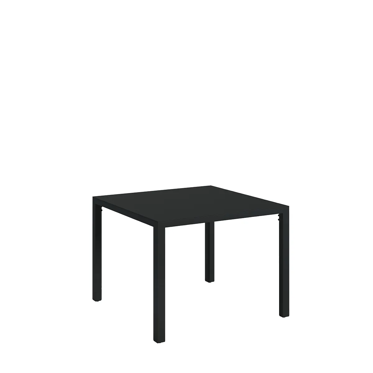 Parsons Solid Aluminum 37" Square KD Dining Table