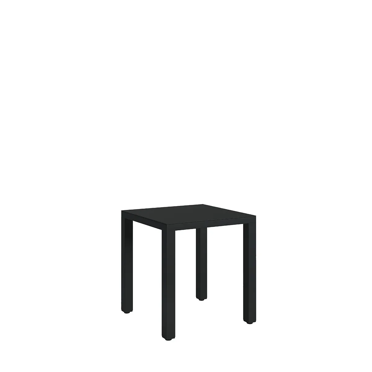 Parsons Solid Aluminum 16 1/4" Square End Table
