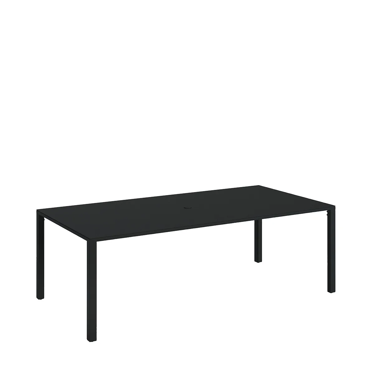 Parsons Solid Aluminum 96" x 42" Rectangular KD Dining Table