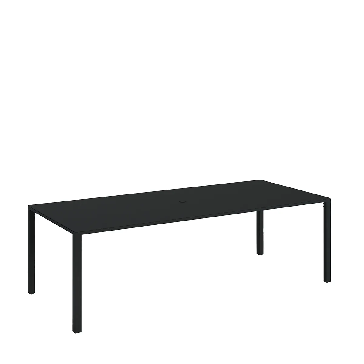 Parsons Solid Aluminum 96" x 42" Rectangular KD Dining Table, ADA