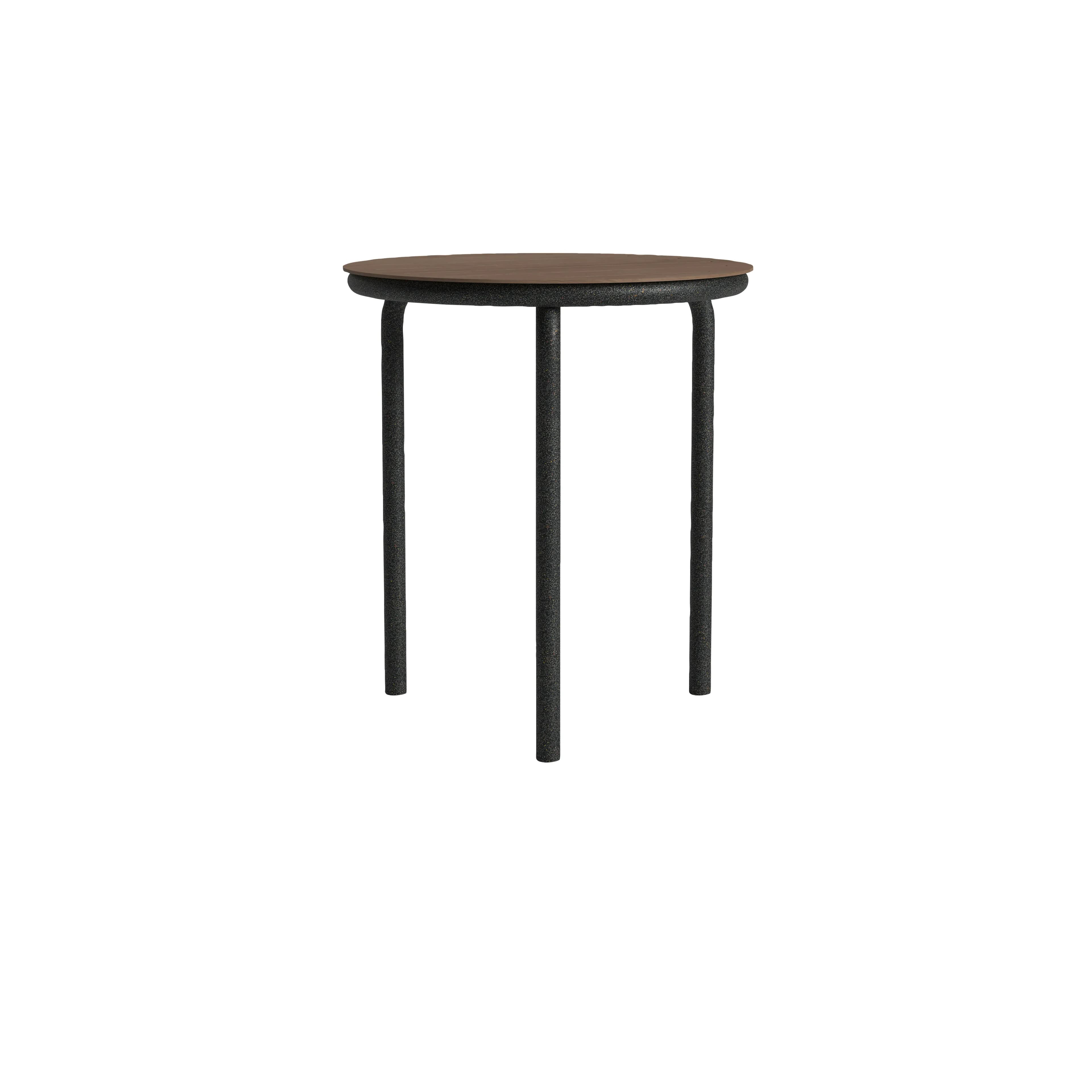 Zenith Raya Woodgrain 16" Round Tea Table
