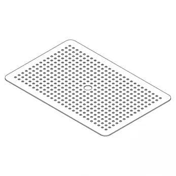 36" x 24" Rectangular Patterned Aluminum Umbrella Top, Boulevard