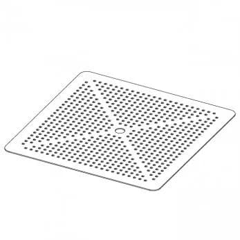 36" Square Patterned Aluminum Umbrella Top, Boulevard