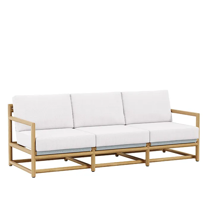 Stowe Cushion Teak Sofa