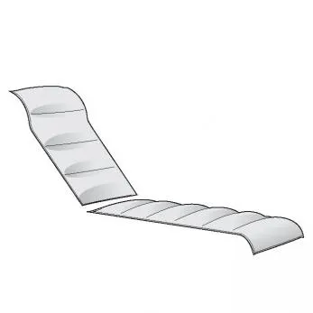 Padded Sling, Chaise Lounge