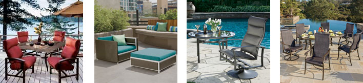 Outdoor patio furniture sets from Tropitone