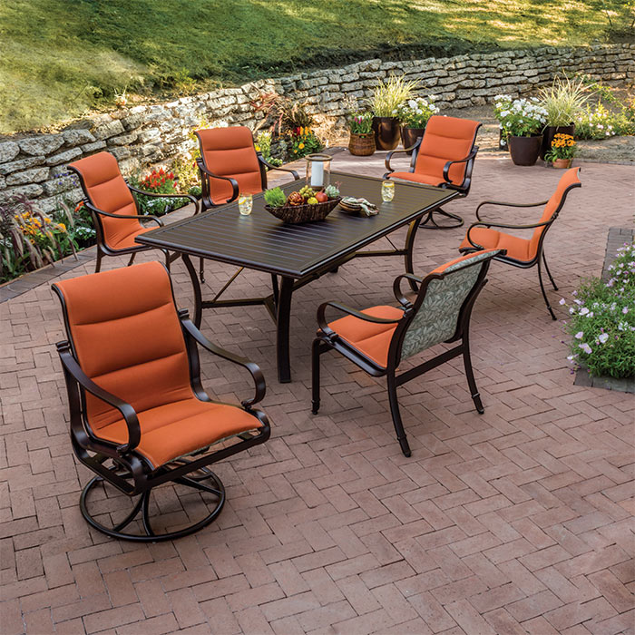 Torino Padded Sling Residential, Padded Patio Chairs