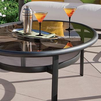 outdoor glass tables