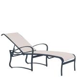 modern sling patio chaise lounge