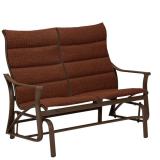 patio padded sling double glider