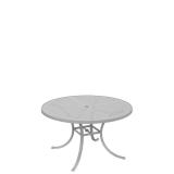 patio round patterned dining table