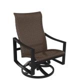 woven swivel patio action lounger